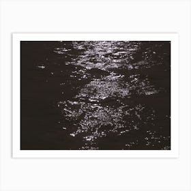 Tranquil Moonlit Lake at the Serpentine, London Art Print