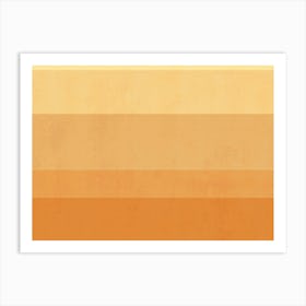 Orange And Yellow Color Palette Art Print