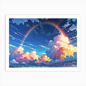 Rainbow In The Sky 14 Art Print