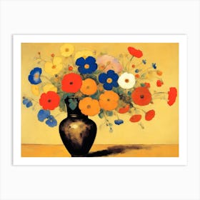 Flowers In A Vase 46 Art Print