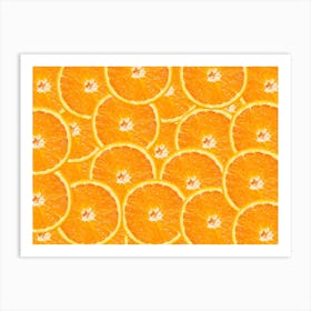 Orange Slices Art Print