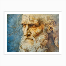 Contemporary Artwork Inspired By Leonardo Da Vinci 1 Art Print