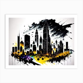 New York City Skyline 7 Art Print