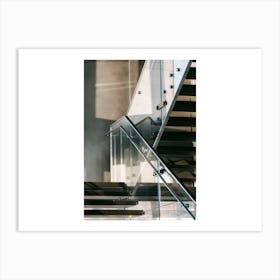 Glass Staircase Art Print