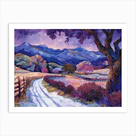 Road To The Mountains 6 Art Print