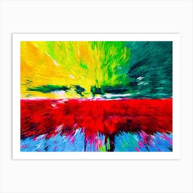 Acrylic Extruded Painting 80 Art Print