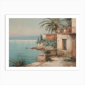 House By The Sea Art Print