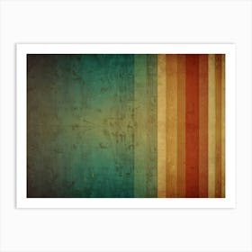 Striped Background Art Print