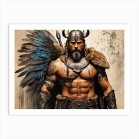 Viking Warrior 2 Art Print