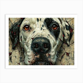 Dalmatian Fine Art Portrait 2 Art Print