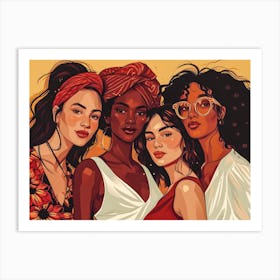 Women Of Color 17 Art Print