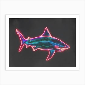 Neon Pink Nurse Shark 4 Art Print
