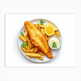 Fish And Chips 7 Art Print