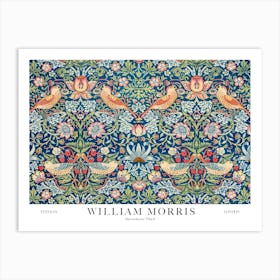 William Morris Prints Strawberry Thief Original Landscapes Landscape Botanical Vintage Art Print