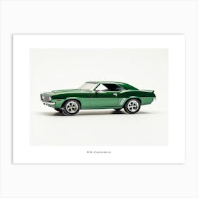 Toy Car 69 Camaro Green Poster Art Print