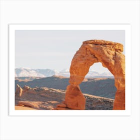 Red Rock Arch Art Print