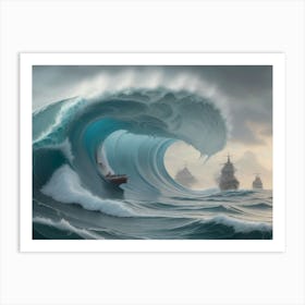 Monster Wave Art Print