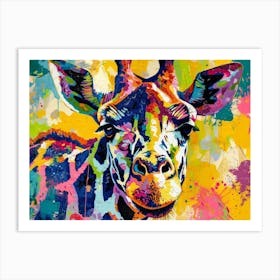 Giraffe Painting 1 Art Print