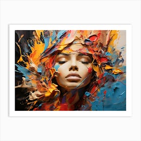 Abstract Painting Paintings Art Print 1 Art Print