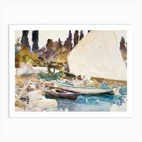 Boats (1913), John Singer Sargent Art Print