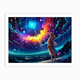 Dreaming Of The Stars Art Print