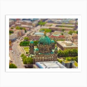 Aerial View Of The Museum Island In Berlin Art Print