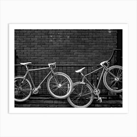 London Bikes Art Print