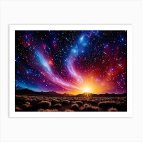 Sky With Stars 1 Art Print