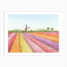 Tulip Fields 1 Art Print