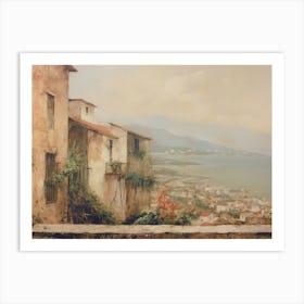 City By The Sea Art Print