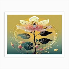 Flower Painting 3 Art Print