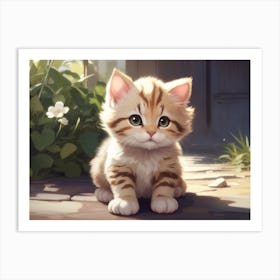 Cute Kitten 4 Art Print