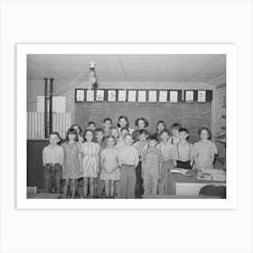 Untitled Photo, Possibly Related To Schoolchildren At The Fsa (Farm Security Administration) Farm Workers Art Print