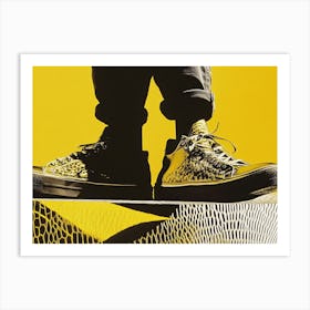 Snakeskin Shoes Art Print