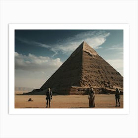 Pyramids Of Giza Art Print