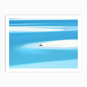 White Sand Beach 1 Art Print