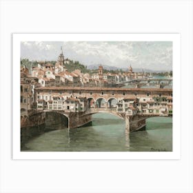 Ponte Vecchio Painting Art Print