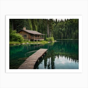 Cabin In The Woods 1 Art Print