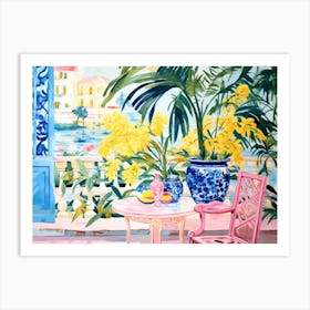 Hawaiian Balcony Art Print