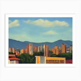 Colombia Cityscape Art Print