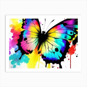 Colorful Butterfly 118 Art Print