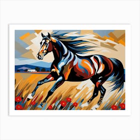 Modern Horse Art, 109 Art Print