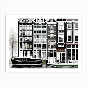 Amsterdam Cityscape 21 Art Print