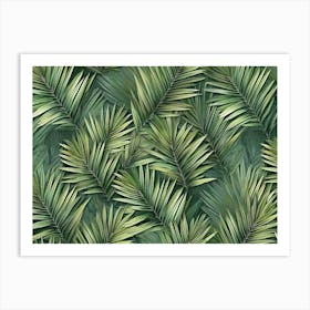 Palm Leaves 1 Art Print