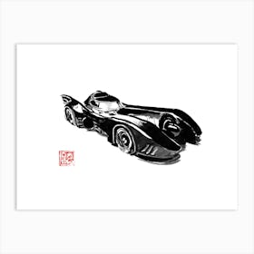 Batmobile Art Print