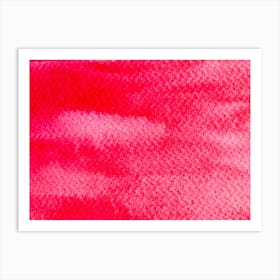 Abstract red paint background Art Print