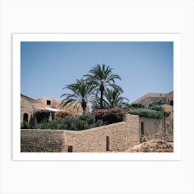 View of Old Town Eivissa // Ibiza Travel Photography Art Print