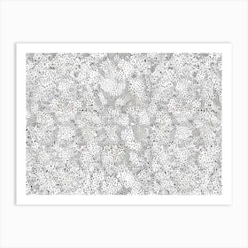 'Silver Lace' Art Print