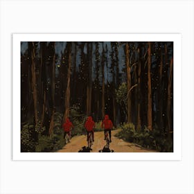 Boys In Woods 4 Fy H Art Print