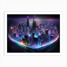 Cityscape 69 Art Print